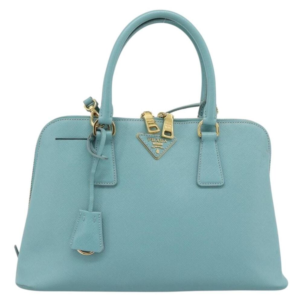Prada Saffiano Galleria Handbag Blue